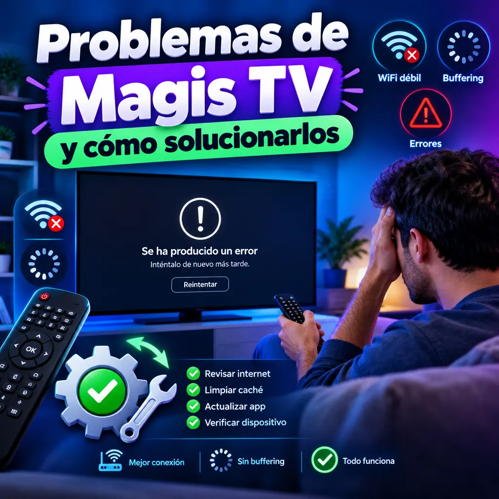 Problemas comunes de Magis TV y cómo solucionarlos